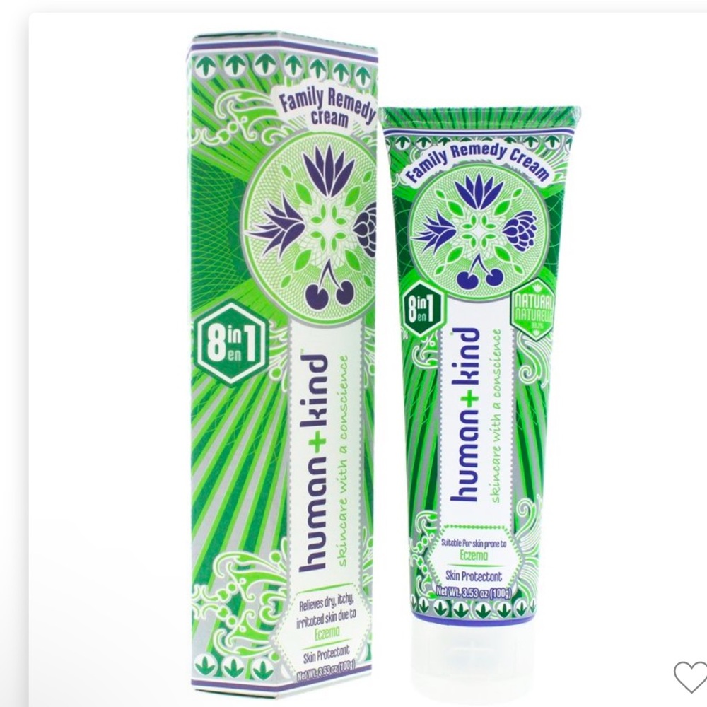 Ret:$22.50 Human + Kind 8in1 Family Remedy Cream NIB Multiple Uses Eczema & more